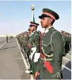  ?? ?? National service recruits at a graduation parade