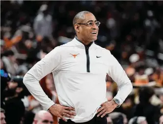  ?? Eric Gay/associated Press ?? Texas interim coach Rodney Terry and the Longhorns face TCU on Wednesday night in Fort Worth with little wiggle room in the Big 12 standings after Saturday’s loss to Baylor in Waco.