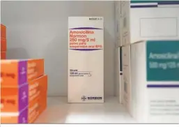  ?? ?? El único fármaco que quedaba ayer en una de las farmacias consultas.