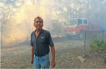  ?? Photo: ABC ?? Tony McLean says he was “shocked” to see his mother’s house still standing.