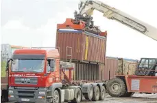  ?? FOTO: DPA ?? Der erste Zug mit Containern von „Boxtango“soll in den kommenden Wochen starten.