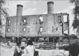  ?? WANG JIANWEI FOR CHINA DAILY ?? The ruins of the site of Unit 731 in Pingfang, Harbin.