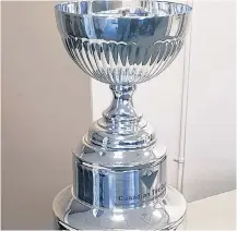  ?? SUBMITTED ?? The Canadian Tire Cup will be presented to the MHL’s (Maritime Junior Hockey League) playoff champions.