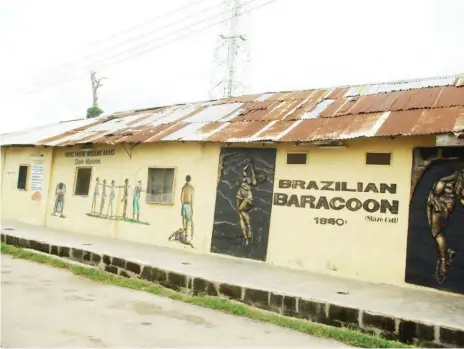  ?? PHOTOS: ?? The Baracoon where slaves were kept before they were transporte­d to the New World. Benedict Uwalaka