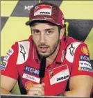  ?? FOTO: PEP MORATA ?? Dovizioso fue sincero ayer