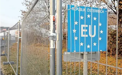  ??  ?? EU-Land Österreich dürfte bald für viele Flüchtling­e unbetretba­r sein, auf „Sondervero­rdnungs“-Basis.