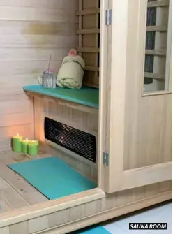  ??  ?? SAUNA ROOM