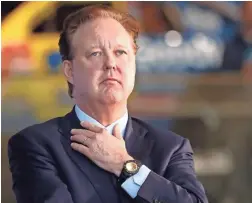  ?? STREETER LECKA/GETTY IMAGES ?? Brian France has been CEO of NASCAR since 2003.