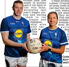  ?? ?? Comórtas launch: Kerry’s Shane Ryan and Ciara this week