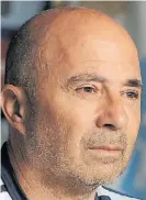  ??  ?? Sampaoli. Se dio un gran gusto.