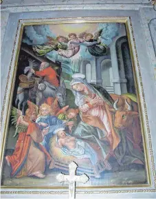  ?? FOTO: PFANZELT ?? Ursprüngli­ch gehörte das Gemälde, das heute die Immendinge­r Kirche St. Peter und Paul schmückt, dem Kloster St. Sebastian zu Amtenhause­n.