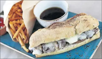  ?? [FRED SQUILLANTE/DISPATCH] ?? The short-rib French dip sandwich at Bon Vie Bistro