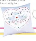  ??  ?? soft heart Velvet cushion, £9.99