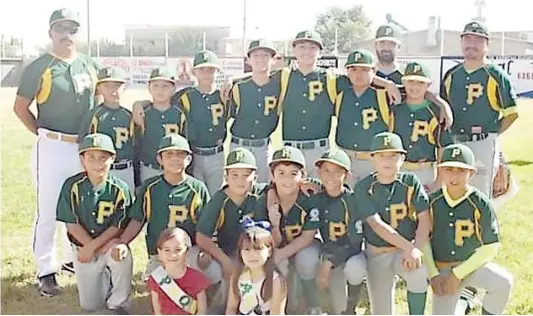  ??  ?? el torneo se llevó a cabo en la ciudad de Chihuahua y vencieron por 15-0