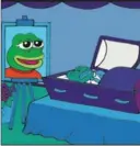  ?? MATT FURIE, THE ASSOCIATED PRESS ?? Pepe the Frog may be coming back from the dead.
