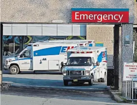  ?? ANDREW VAUGHAN THE CANADIAN PRESS FILE PHOTO ?? A new survey suggests the vast majority of Canadians have concerns about the state of the health-care system in their province, particular­ly in Atlantic provinces.