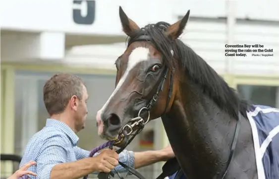  ?? Photo / Supplied ?? Coventina Bay will be eyeing the rain on the Gold Coast today.