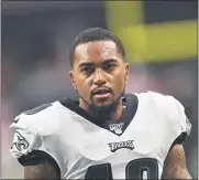  ?? JOHN AMIS - THE ASSOCIATED PRESS ?? Eagles wide receiver DeSean Jackson warms up before an NFL game last September.