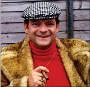  ??  ?? LOVELY JUBBLY: Designer Phoebe de Gaye created Del Boy’s famous wheeler-dealer look