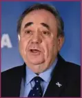  ?? ?? Alba leader Alex Salmond