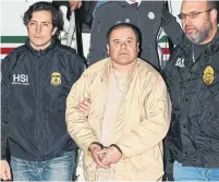  ?? THE ASSOCIATED PRESS ?? Guzman, was convicted of drug-traffickin­g charges and sentenced to life in a U.S. prison in July 2019..