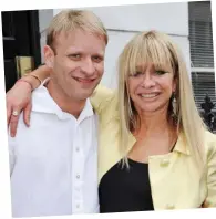  ??  ?? All grown up: Jamie Wood out in the West End with his mum Jo