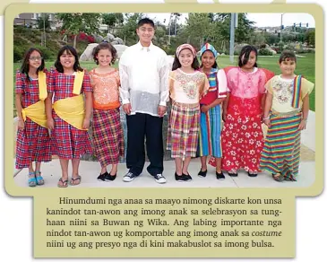 Asa Mapalit Ang Costume Sa Buwan Ng Wika? - Pressreader