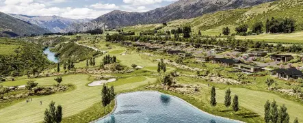  ?? IMAGE: SUPPLIED ?? Plans changed . . . An artist’s render shows The Reserve and golf course at the underconst­ruction Gibbston Valley Resort.