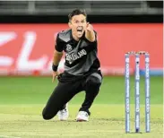  ?? Picture: ALEX DAVIDSON/GETTY IMAGES ?? GAME ON: Trent Boult of New Zealand still has a desire to play for his country at this year’s World Cup despite having given up his central contract