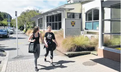  ?? PHOTO: GREGOR RICHARDSON ?? On the up . . . The University of Otago College of Education in Union St East, Dunedin, which has experience­d a 10% jump in enrolments this year.