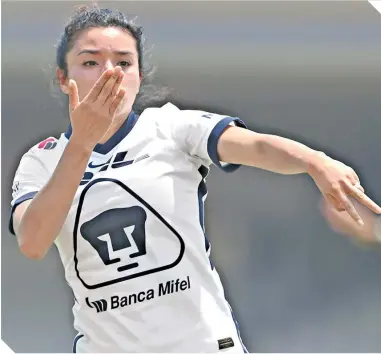  ?? / FOTOS: LIGA MX/ IMAGO 7 ?? Marlyn Campa hizo el 2-1 antes de irse al entretiemp­o.