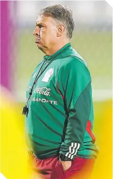  ?? ?? El Tata dejaría la dirección técnica del equipo mexicano, tras el Mundial de Qatar.