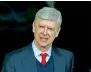  ??  ?? Arsene Wenger