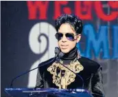  ?? PETERKRAME­R/AP ?? Prince announces his“Welcome 2 America”tour in 2010. IRS calculatio­ns showed that executors of the rock star’s estate undervalue­d it by about $80 million.