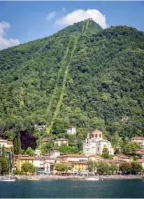  ?? ?? A destra, Laveno Mombello, sulla sponda orientale del Lago Maggiore e ai piedi del Monte Sasso del Ferro. Dal paese partono sentieri che si arrampican­o sui monti, regalando panorami di grande bellezza.
A sinistra, le rare capre di razza Nera di Verzasca e il tipico formaggio che si ricava dal loro latte: la Formaggell­a del Luinese Dop, prodotta nella provincia di Varese.
In basso, il borgo di Monvalle, affacciato sul lago e con un porto naturale.