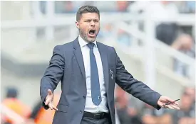  ??  ?? Tottenham manager Mauricio Pochettino during the match against Newcastle.