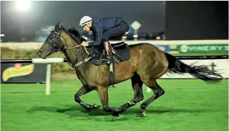  ?? PHOTO: GETTY IMAGES ?? Hugh Bowman rides Winx in her final hit out before her first race of 2018 in the Chipping Norton Stakes.