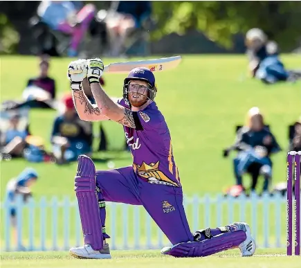  ?? PHOTO: PHOTOSPORT ?? Ben Stokes hit form for Canterbury earlier this month and might have made a difference for England in the Ashes series.