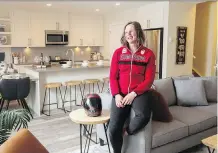  ?? CHRISTINA RYAN ?? Olympian skeleton athlete Elisabeth Maier loves living at Vivace at West 85th, located close to Canada Olympic Park.