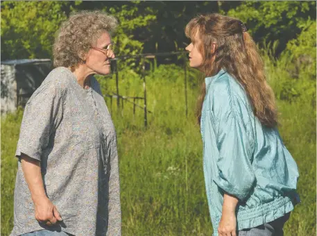  ?? NETFLIX ?? Glenn Close, left, stars as Mamaw and Amy Adams portrays her daughter Bev in Ron Howard's new family drama Hillbilly Elegy.