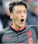  ??  ?? Mesut Ozil may be available to buy in January