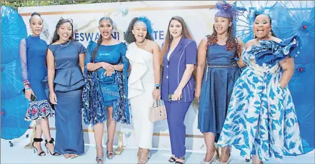  ?? (Pics: Nombuso Dlamini) ?? The Eswatini High Tea committee at last year’s event.