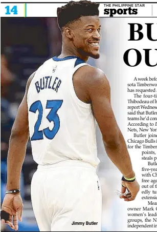  ??  ?? Jimmy Butler