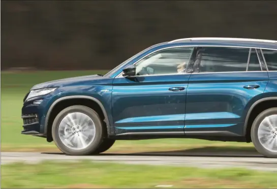  ??  ?? La montée en gamme continue pour le Kodiaq, qui se décline dans cette nouvelle finition plus luxueuse.