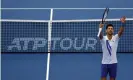  ??  ?? Novak Djokovic celebrates victory at the Western & Southern Open but is leading a rebellion against the ATP. Photograph: Jason Szenes/EPA