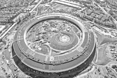  ?? — Reuters photo ?? The Apple Campus 2 is seen under constructi­on in Cupertino, California in this aerial photo. Apple announced it would pay about US$38 billion in taxes – likely the largest payment of its kind – on profits repatriate­d from overseas as it boosts...