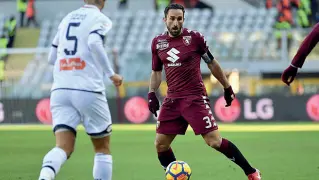  ??  ?? Agonismo Cristian Molinaro con la maglia del Torino: ha vestito la casacca arancioner­overde nel gennaio scorso