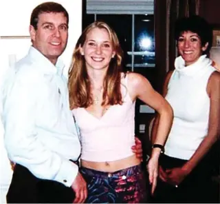  ?? ?? Accuser: A younger Miss Roberts with Maxwell and Prince Andrew