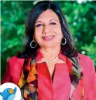  ??  ?? “May Gowri and Ganesha remove the COVID-19 obstacle from our lives,” tweeted Kiran Mazumdar Shaw, chairperso­n and managing director of Biocon Limited