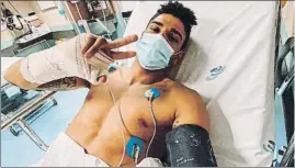  ?? FOTO: TWITTER ?? Jorge Martín
Ingresado en el hospital de Faro tras una caída durísima en el FP3